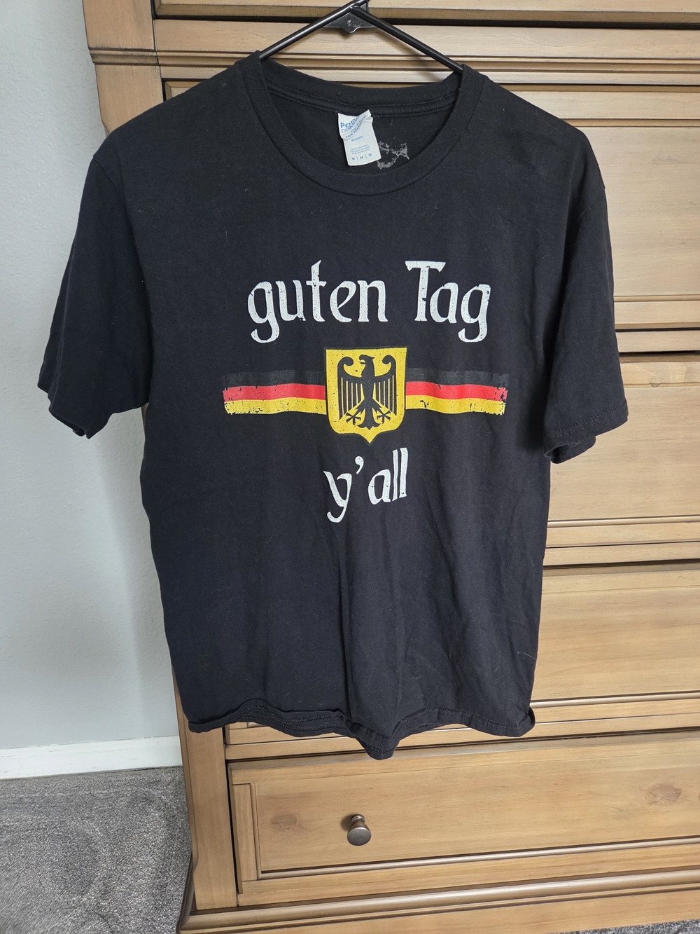 Guten Tag Y'all Black Graphic Tee
